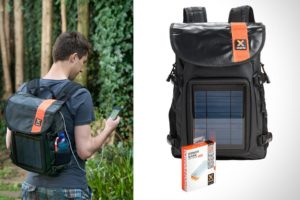 Солнечная батарея в рюкзаке